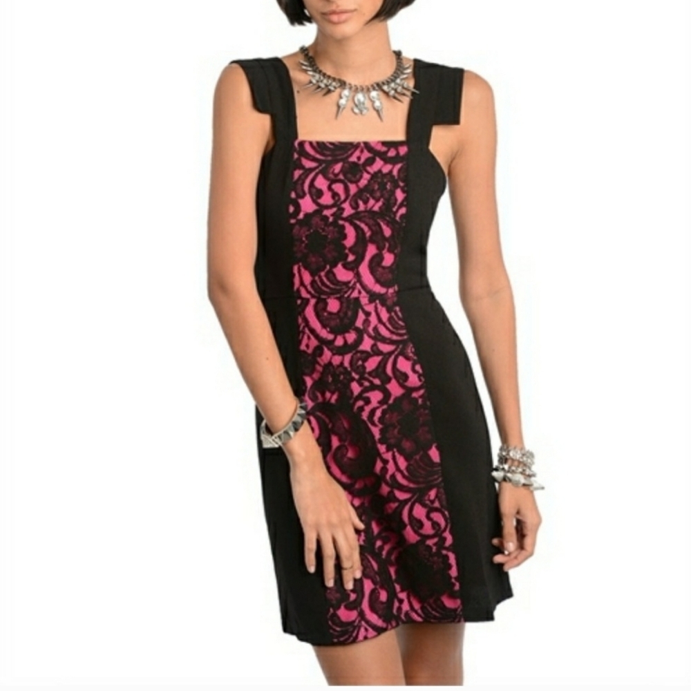 Black pink dess